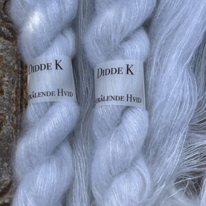 Kid Silk Lace med Glitter / Strålende Hvid