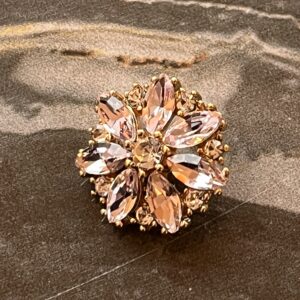 Crystal  Sunflower - 15 mm
