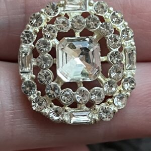Bling-bling Silver Square