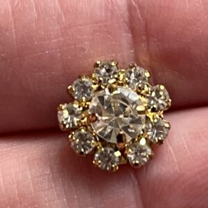 Bling-bling crystal flower