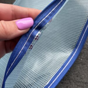 Zip Bag / A4 - Blå