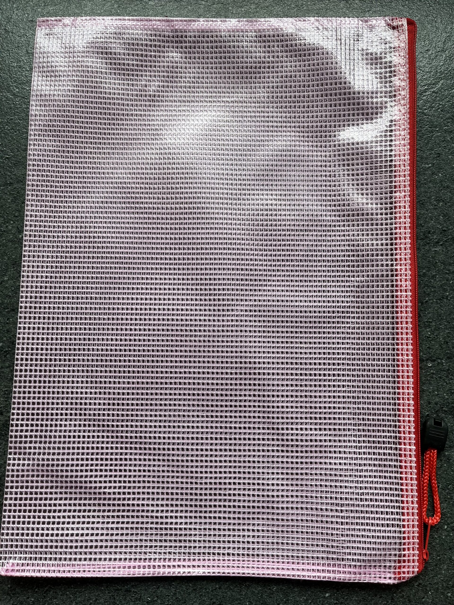 Zip Bag / A4 - Rosa/Rød - Billede 3