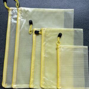 Zip Bag - 5/sæt Gul