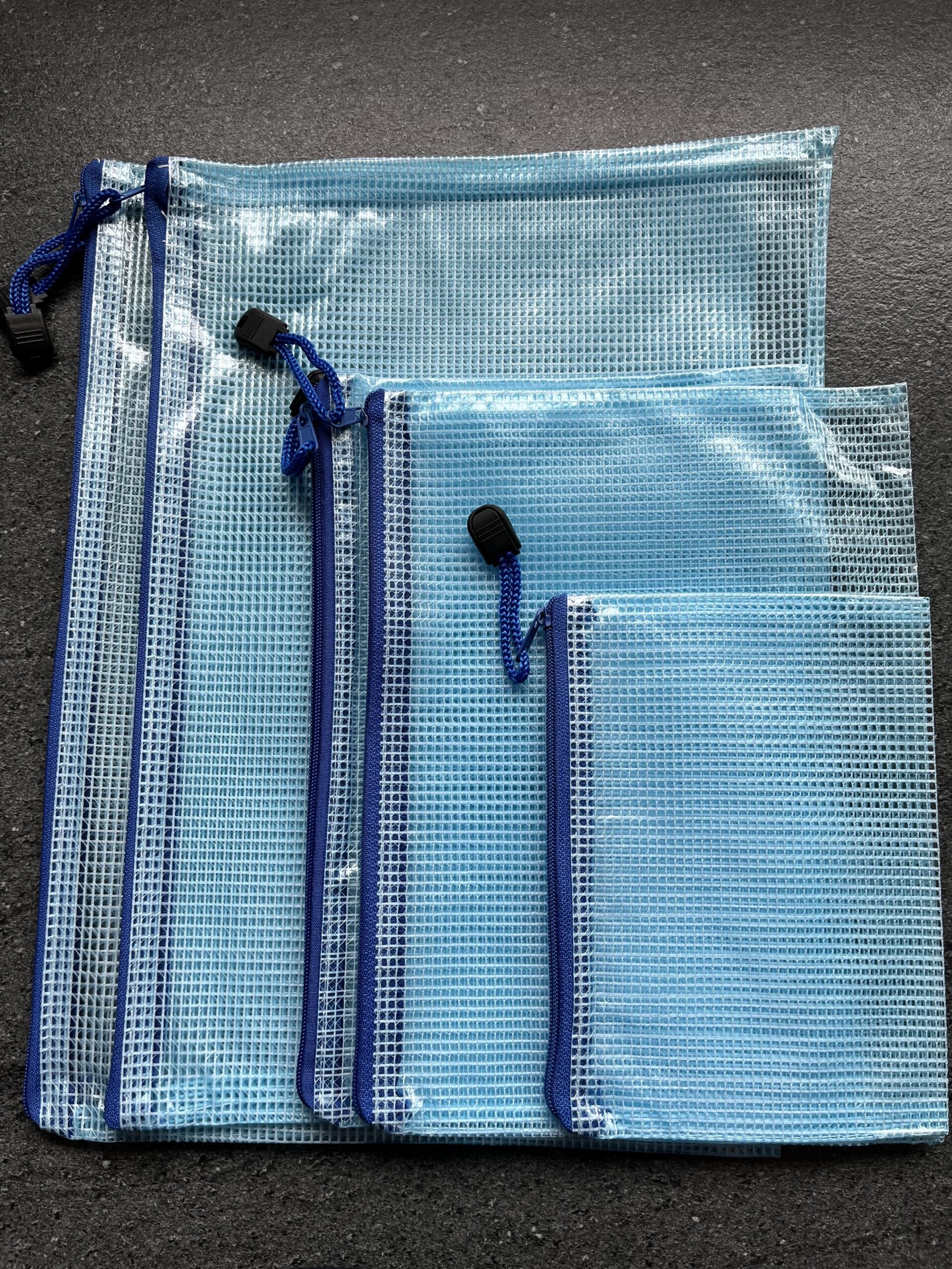 Zip Bag – 5/sæt blå