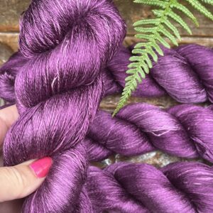 Dark Aubergine - Lace