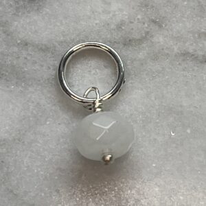 Hvid Jade/Sølv