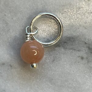 Orange Chalcedony/Sølv
